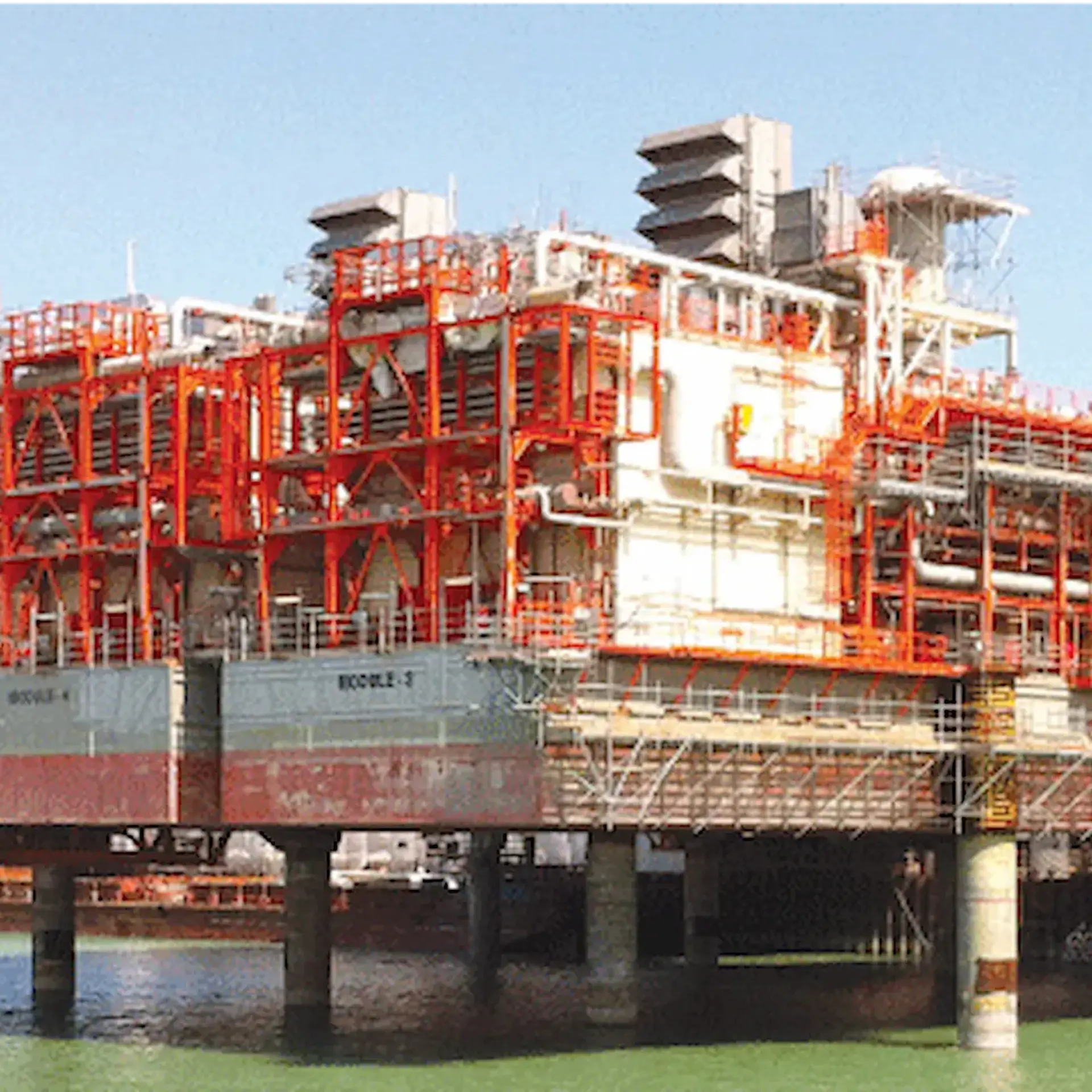 Kashagan offshore oil field in Kazakhstan, large-scale oil and gas development with commissioning and startup of complex facilities supporting safe production activation